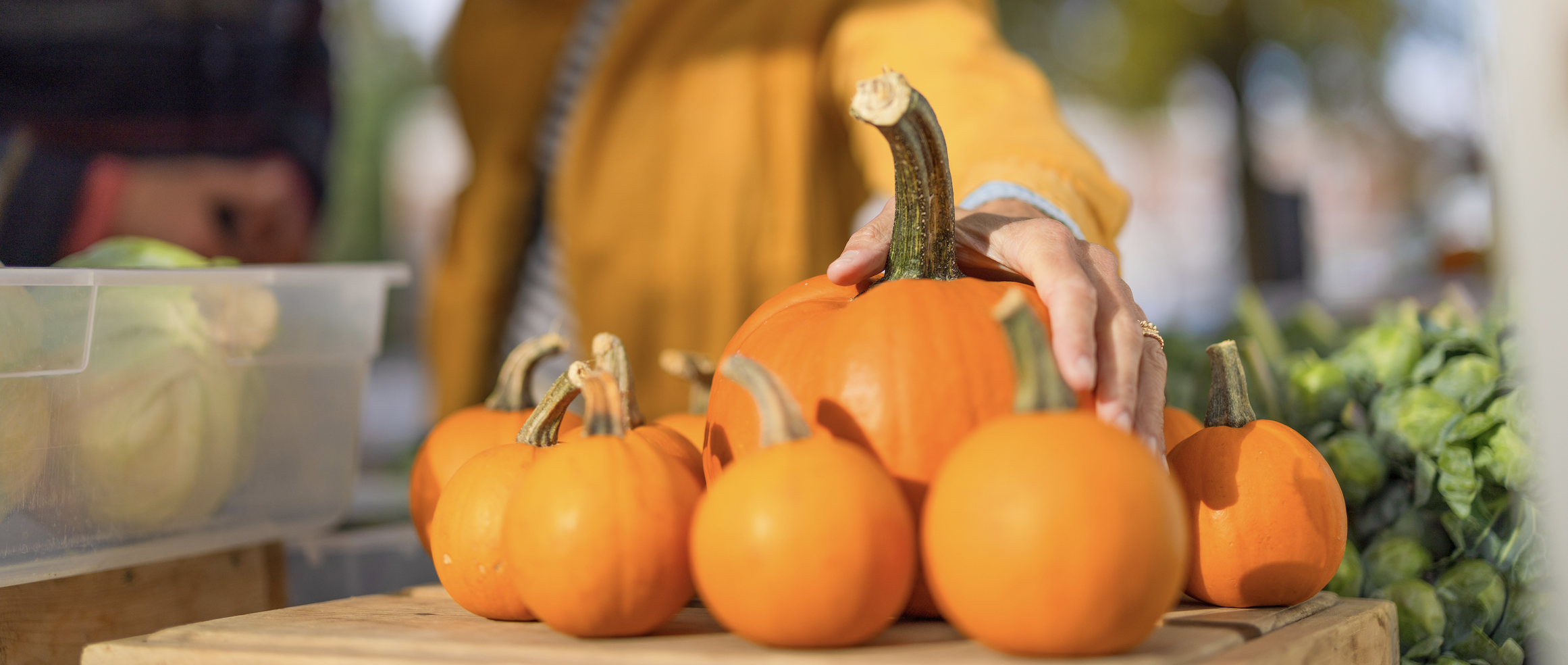 Table of food with people holding glasses overtop and toasting